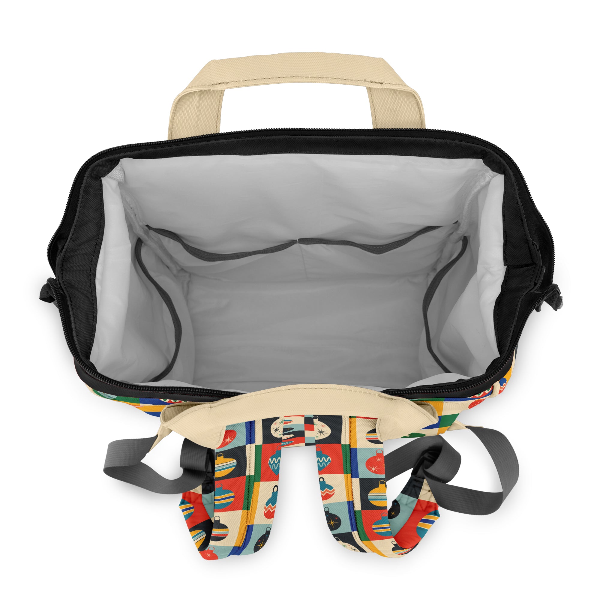 Retro Xmas Baubles Backpack