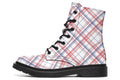 Candy Stripe Plaid Boots