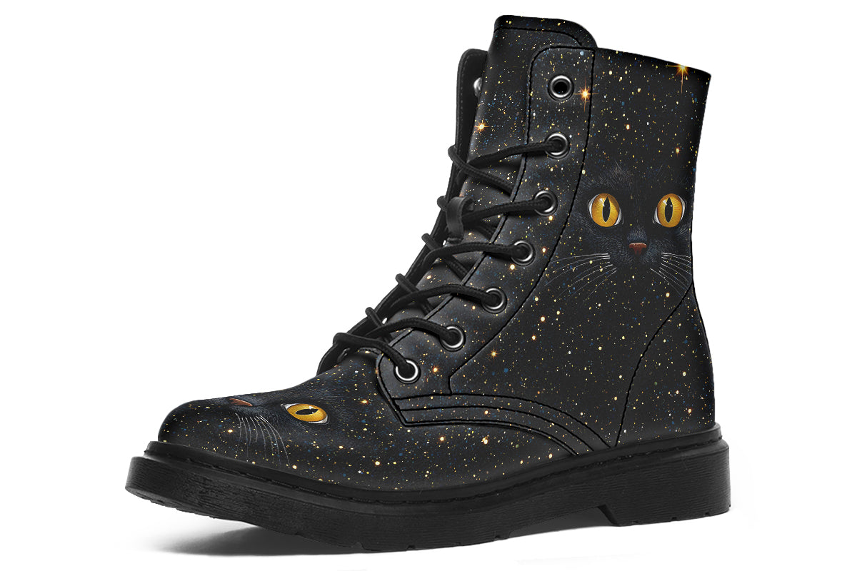Cosmic Cat Eyes Boots