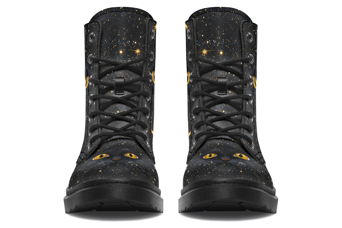 Cosmic Cat Eyes Boots