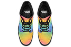 Boots in gradient pastel rainbow colours