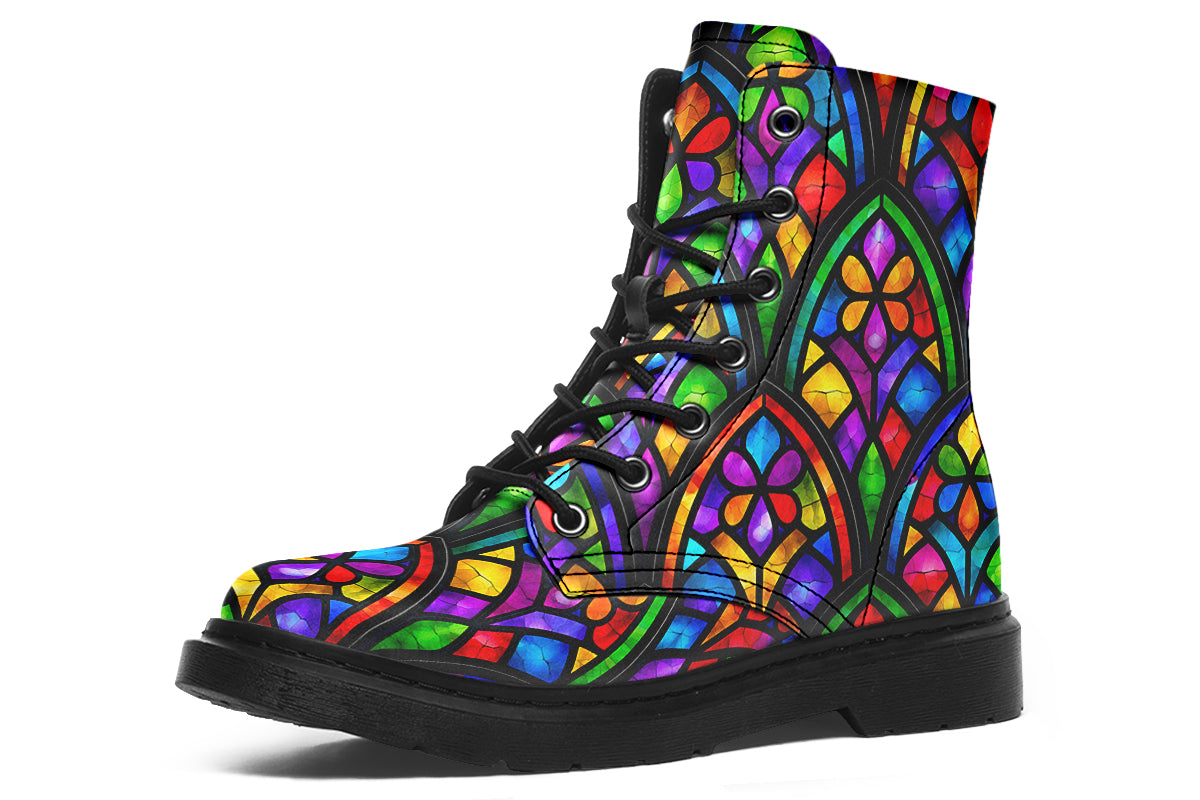 Gothic Stained Glass Boots