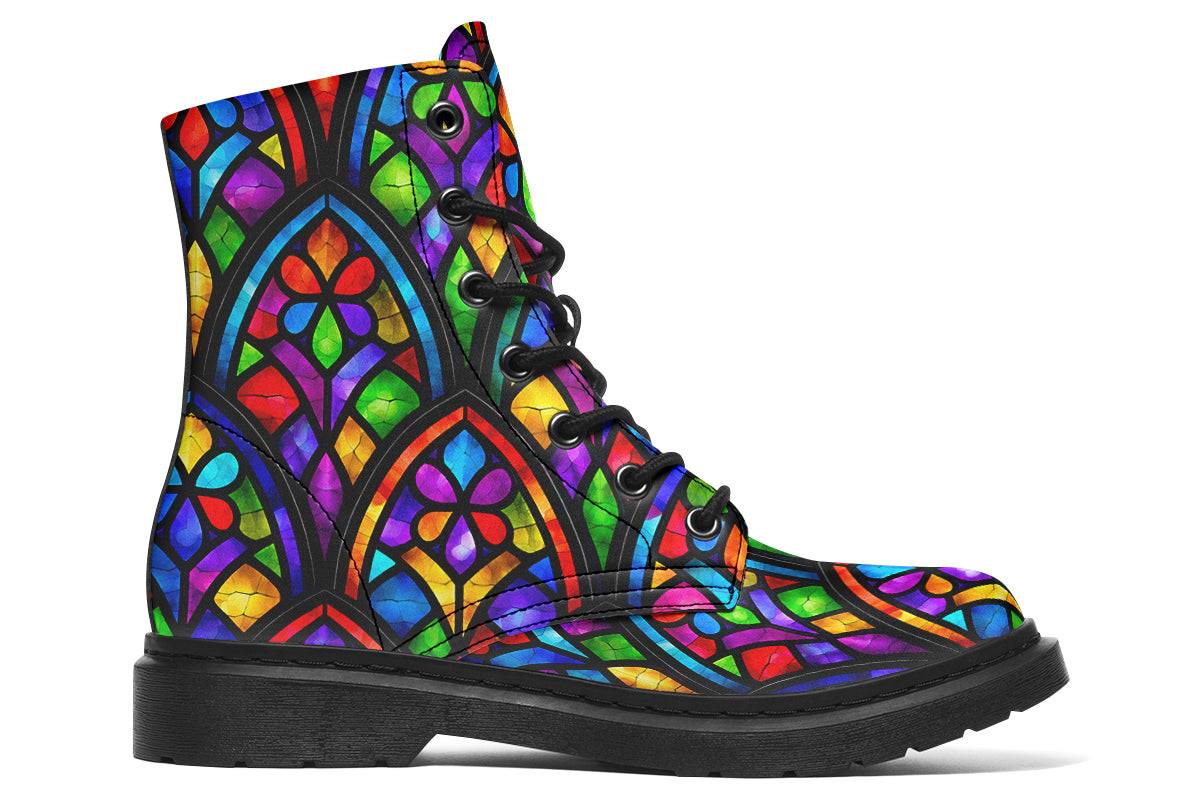 Gothic Stained Glass Boots