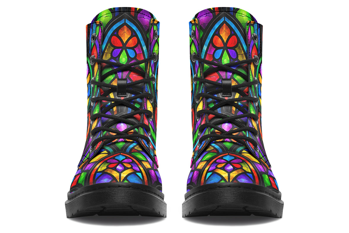 Gothic Stained Glass Boots