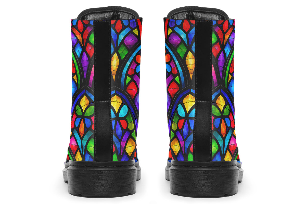 Gothic Stained Glass Boots