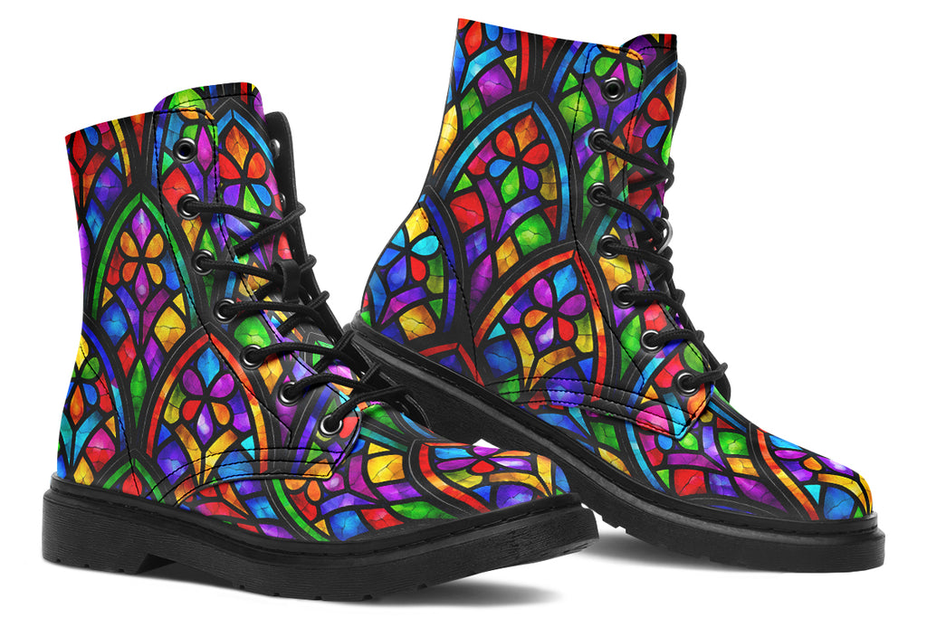 Gothic Stained Glass Boots
