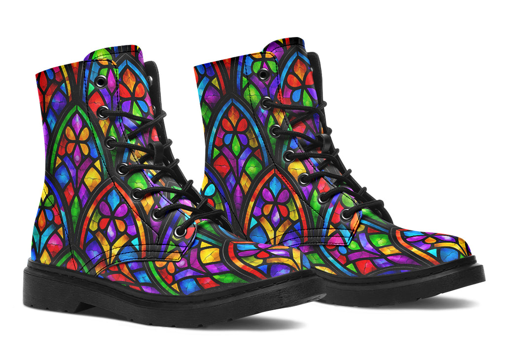 Gothic Stained Glass Boots