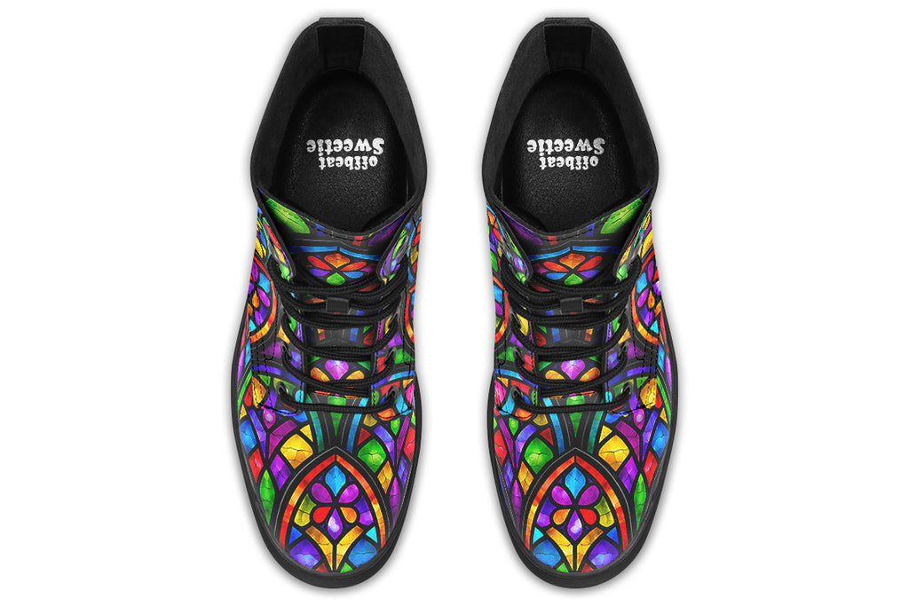 Gothic Stained Glass Boots