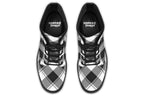 Black And White Plaid Plaid Boots