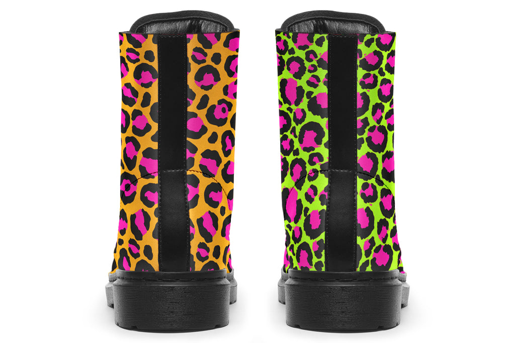 Neon Leopard x Neon Safari Mismatch Boots
