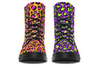 Vivid Safari x Zombie Leopard Mismatched Boots