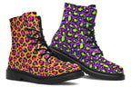 Vivid Safari x Zombie Leopard Mismatched Boots