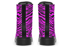 Vivid Zebra Fuchsia Boots