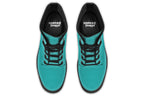 Solid teal boots