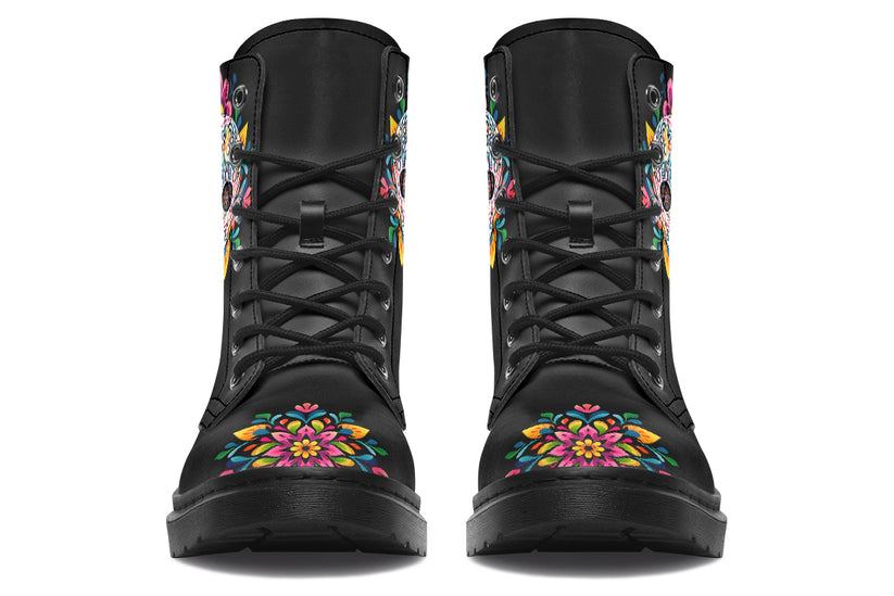 Sugar Skull 1 Handcrafted Boots main image 0