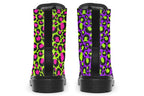 Zombie Leopard x Vivid Leopard Mismatch Boots