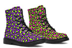 Zombie Leopard x Vivid Leopard Mismatch Boots