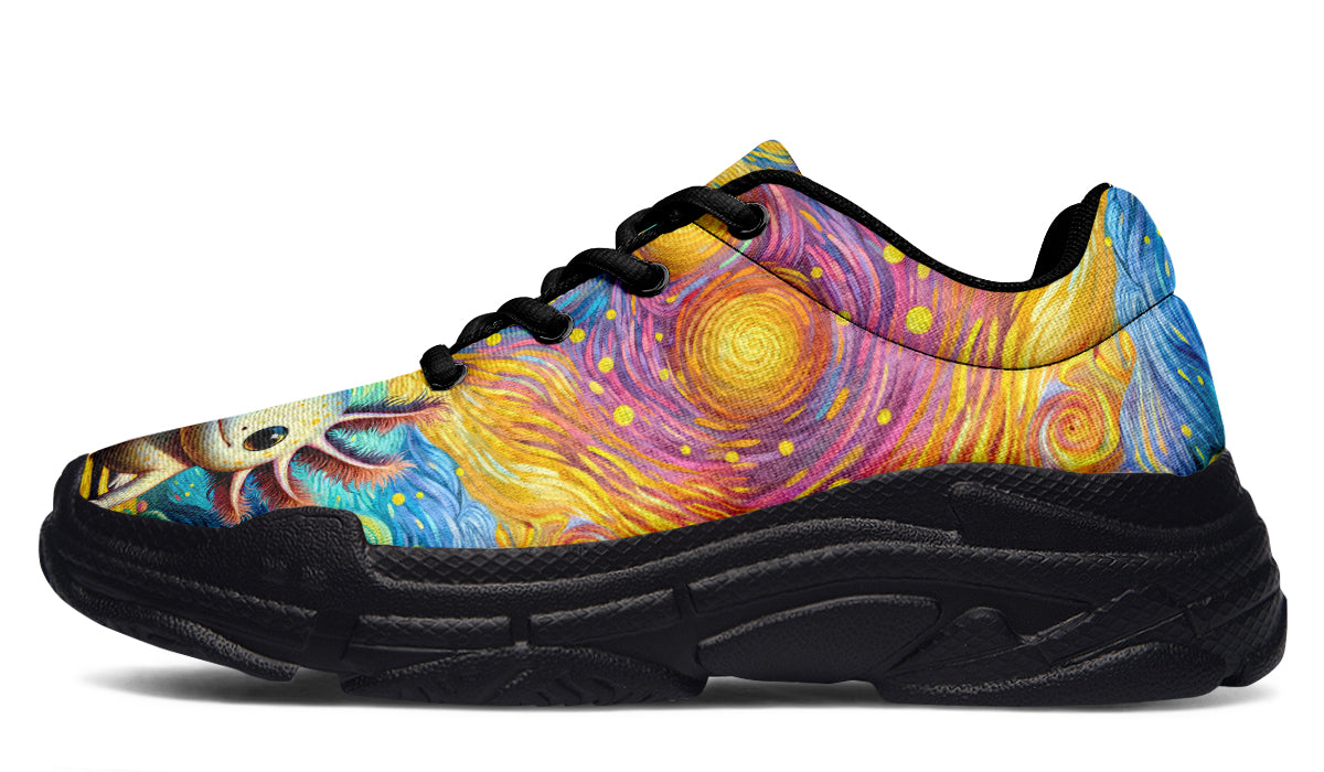 Adorable Axolotls Chunky Sneakers - Offbeat Sweetie