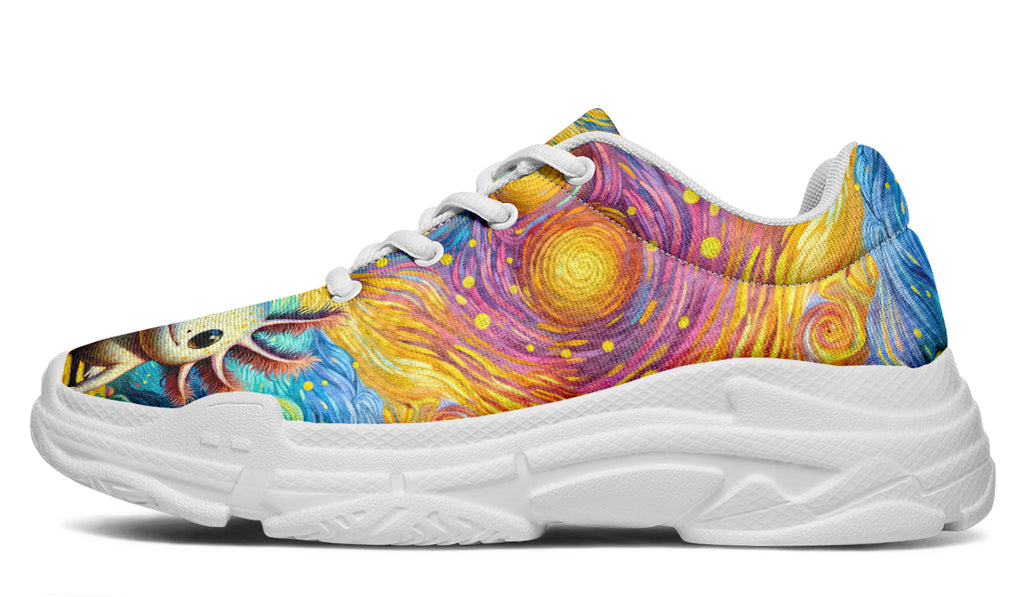 Adorable Axolotls Chunky Sneakers - Offbeat Sweetie