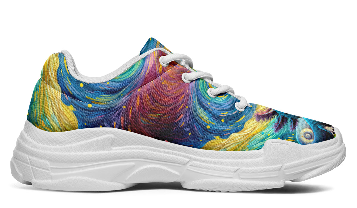 Adorable Axolotls Chunky Sneakers - Offbeat Sweetie