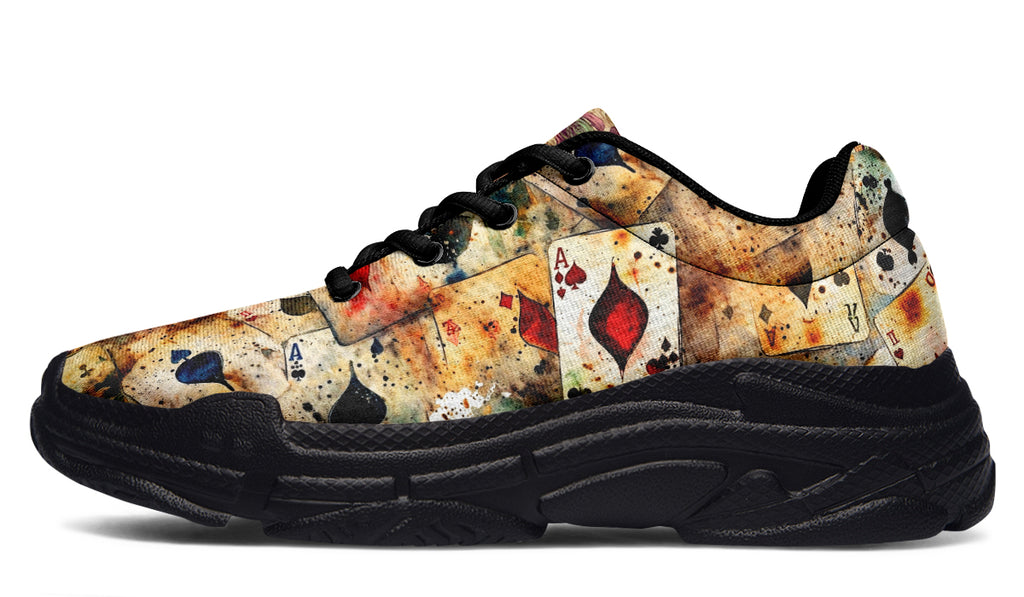 All Mad Here Chunky Sneakers - Offbeat Sweetie