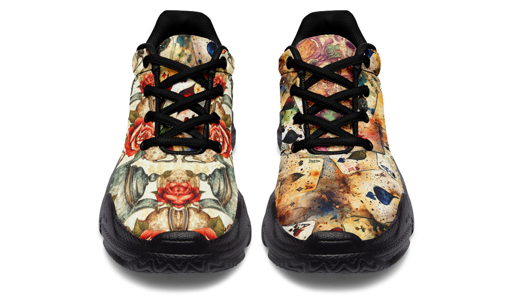 All Mad Here Chunky Sneakers - Offbeat Sweetie