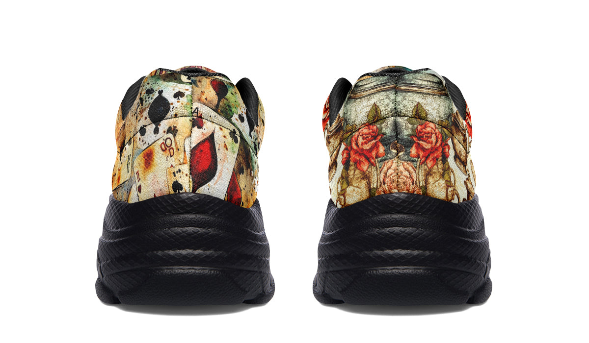 All Mad Here Chunky Sneakers - Offbeat Sweetie