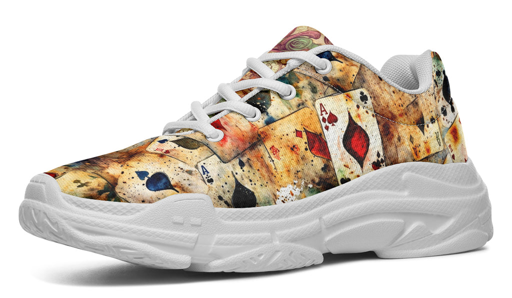 All Mad Here Chunky Sneakers - Offbeat Sweetie