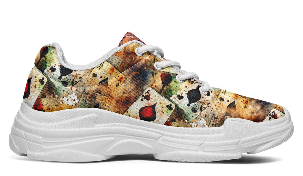 All Mad Here Chunky Sneakers - Offbeat Sweetie