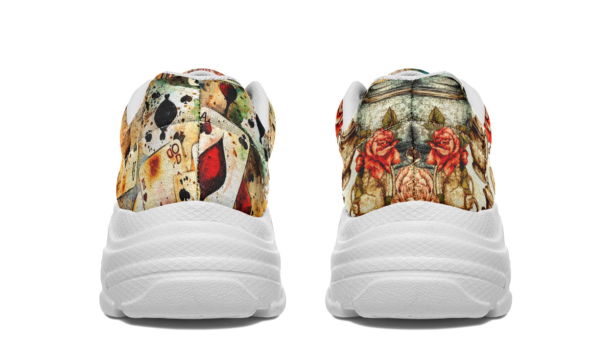 All Mad Here Chunky Sneakers - Offbeat Sweetie