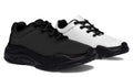 Black and White Mismatch Chunky Sneakers