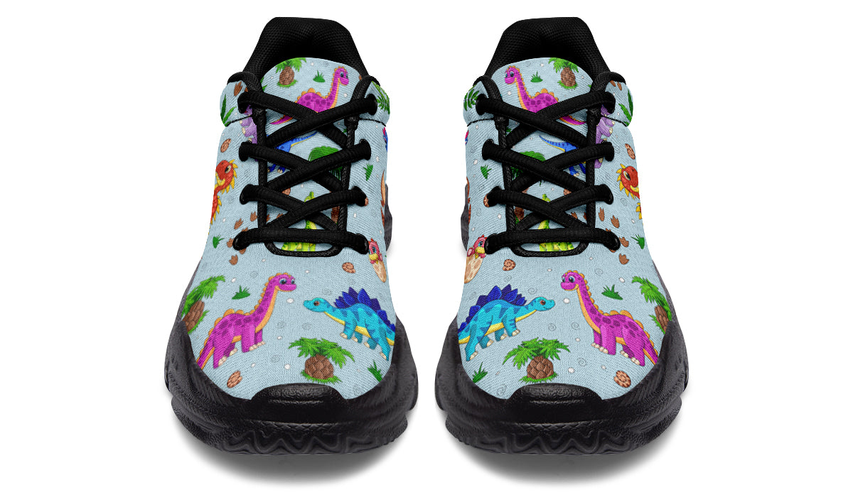 Blue Baby Dinos Chunky Sneakers - Offbeat Sweetie