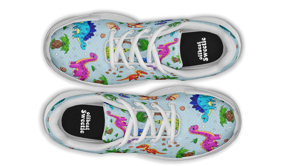 Blue Baby Dinos Chunky Sneakers - Offbeat Sweetie