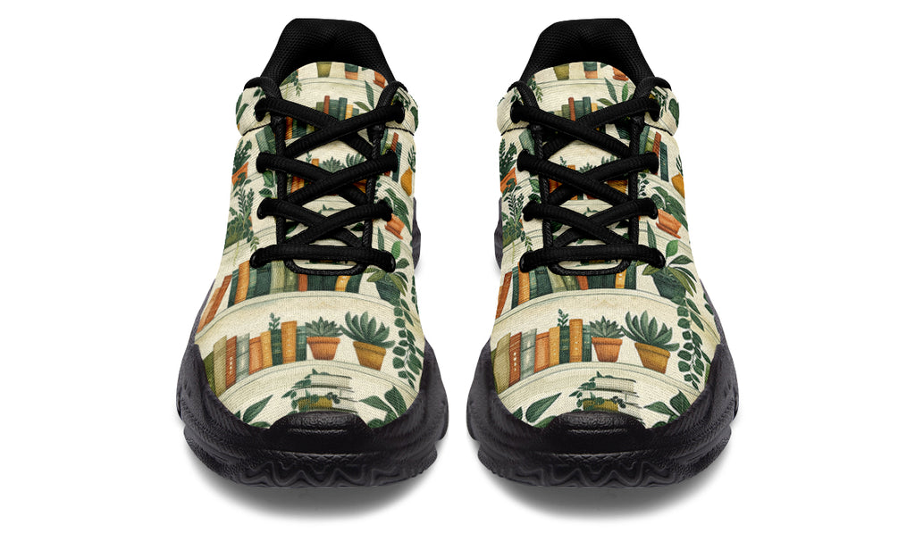 Books And Plants Chunky Sneakers - Offbeat Sweetie