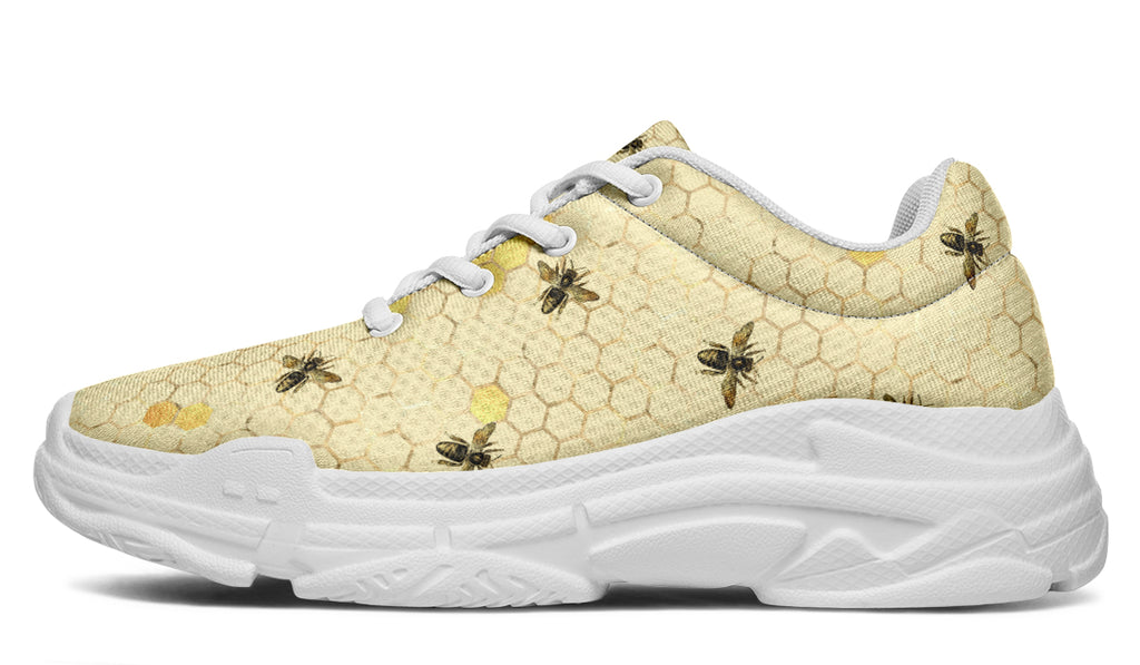 Busy Bees Chunky Sneakers - Offbeat Sweetie