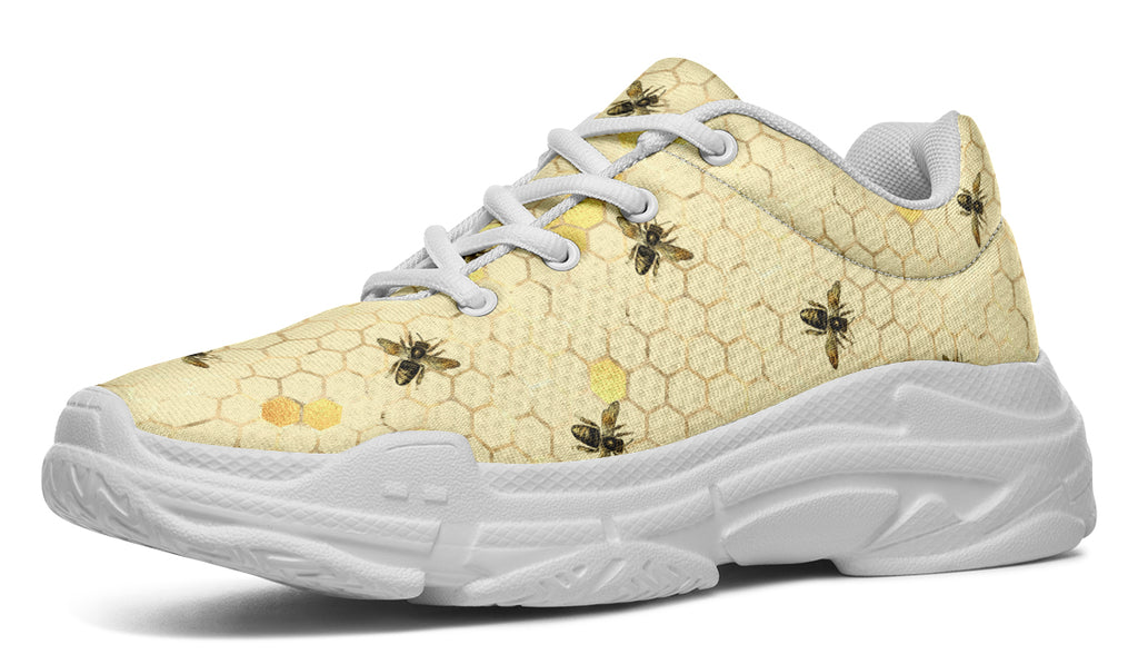 Busy Bees Chunky Sneakers - Offbeat Sweetie