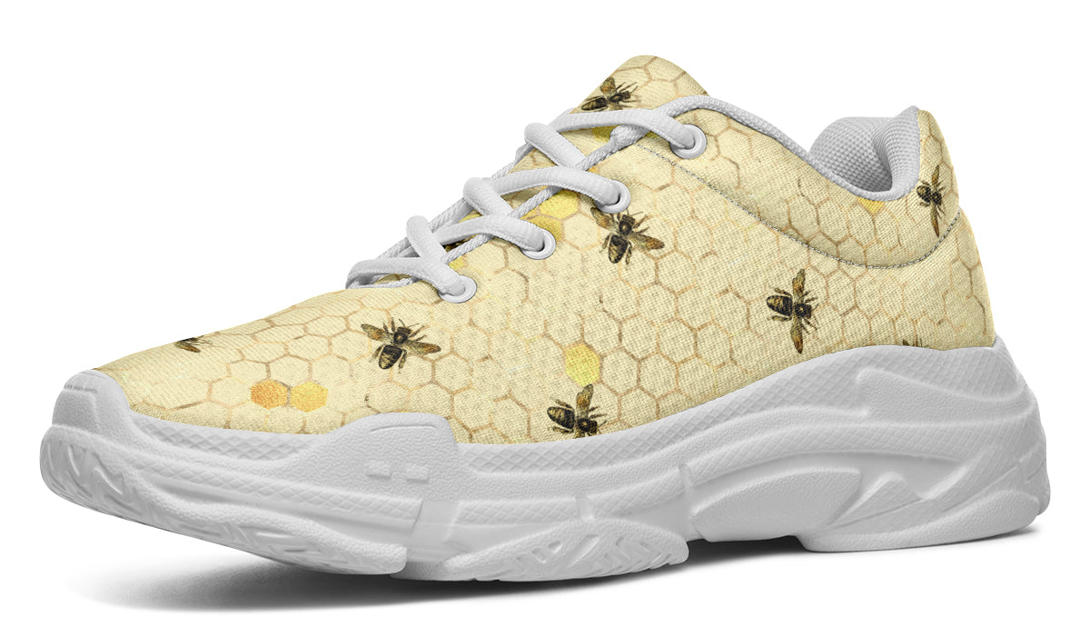 Busy Bees Chunky Sneakers - Offbeat Sweetie