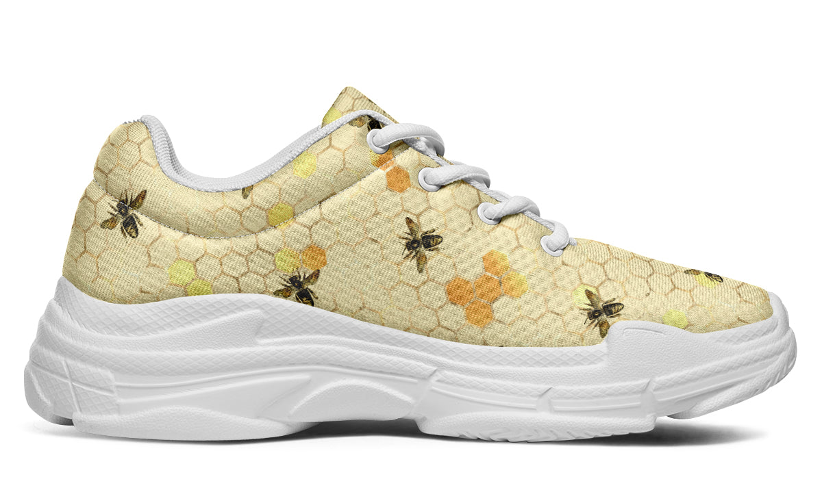 Busy Bees Chunky Sneakers - Offbeat Sweetie