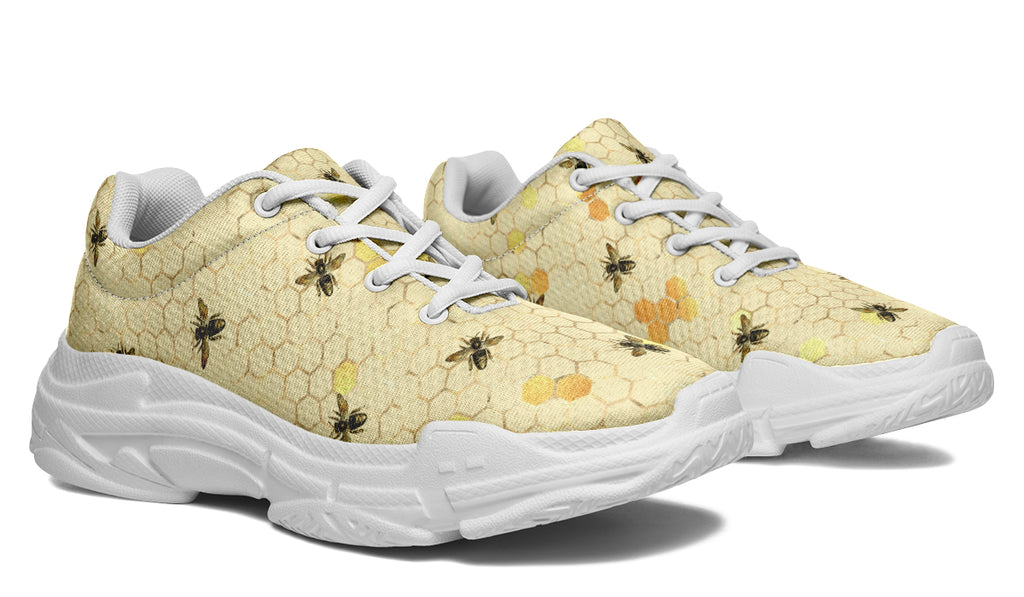 Busy Bees Chunky Sneakers - Offbeat Sweetie
