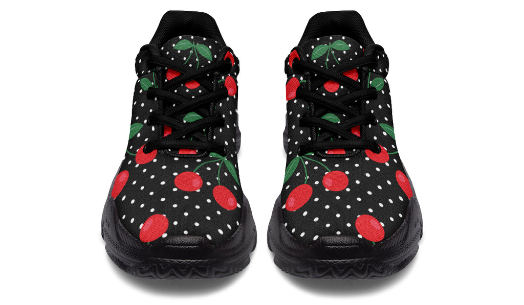 Cherries Chunky Sneakers - Offbeat Sweetie