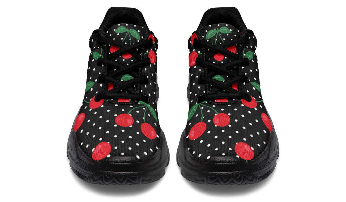 Cherries Chunky Sneakers - Offbeat Sweetie