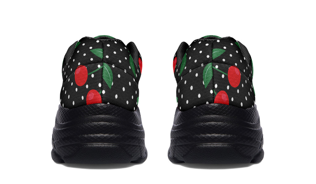 Cherries Chunky Sneakers - Offbeat Sweetie