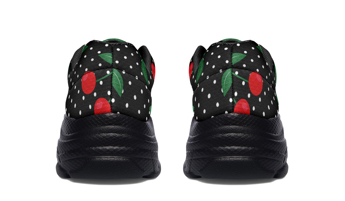 Cherries Chunky Sneakers - Offbeat Sweetie
