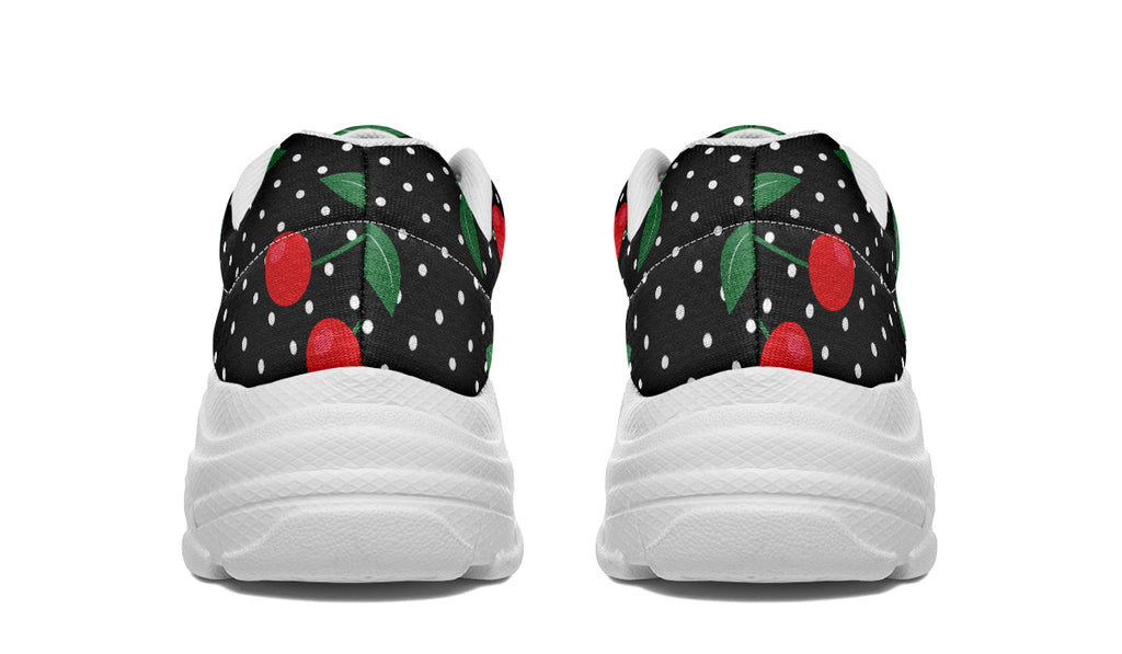 Cherries Chunky Sneakers - Offbeat Sweetie
