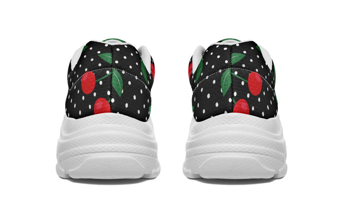 Cherries Chunky Sneakers - Offbeat Sweetie
