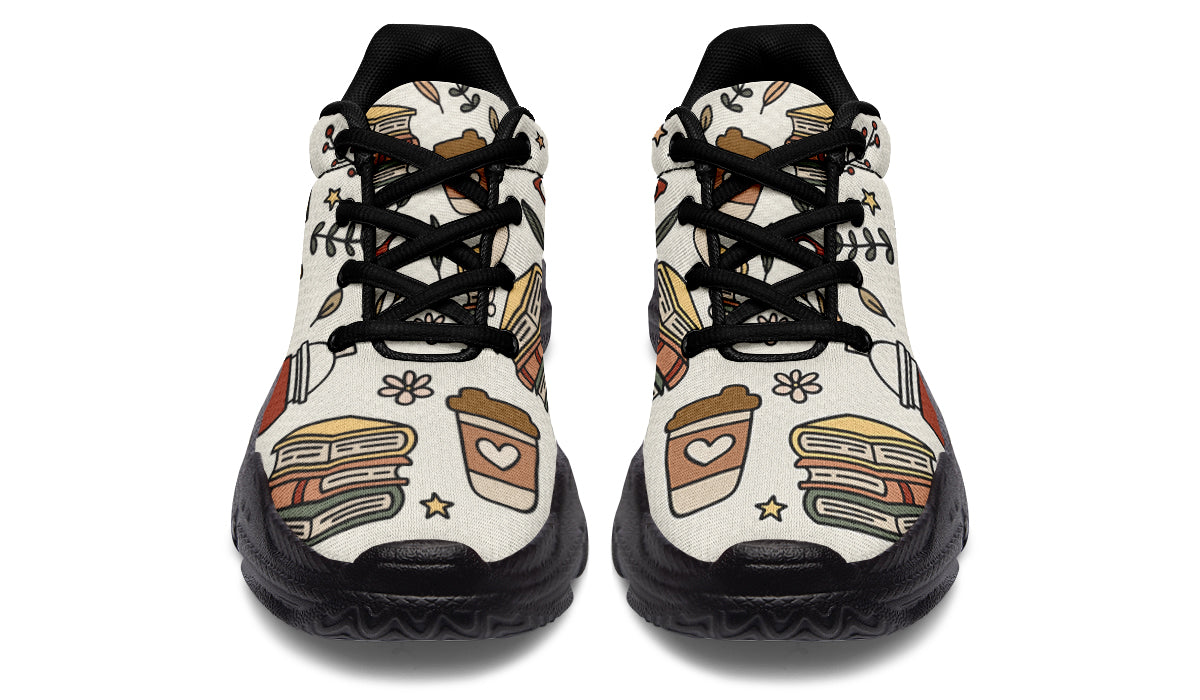 Coffee And Books Chunky Sneakers