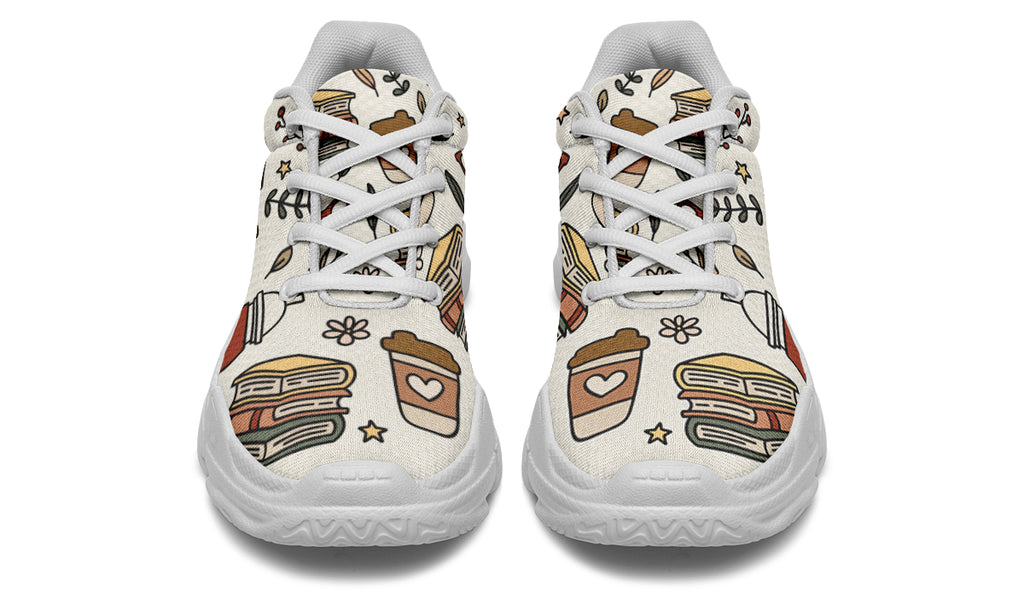 Coffee And Books Chunky Sneakers