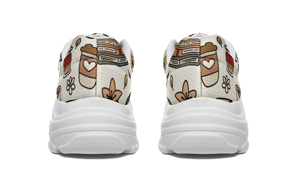 Coffee And Books Chunky Sneakers
