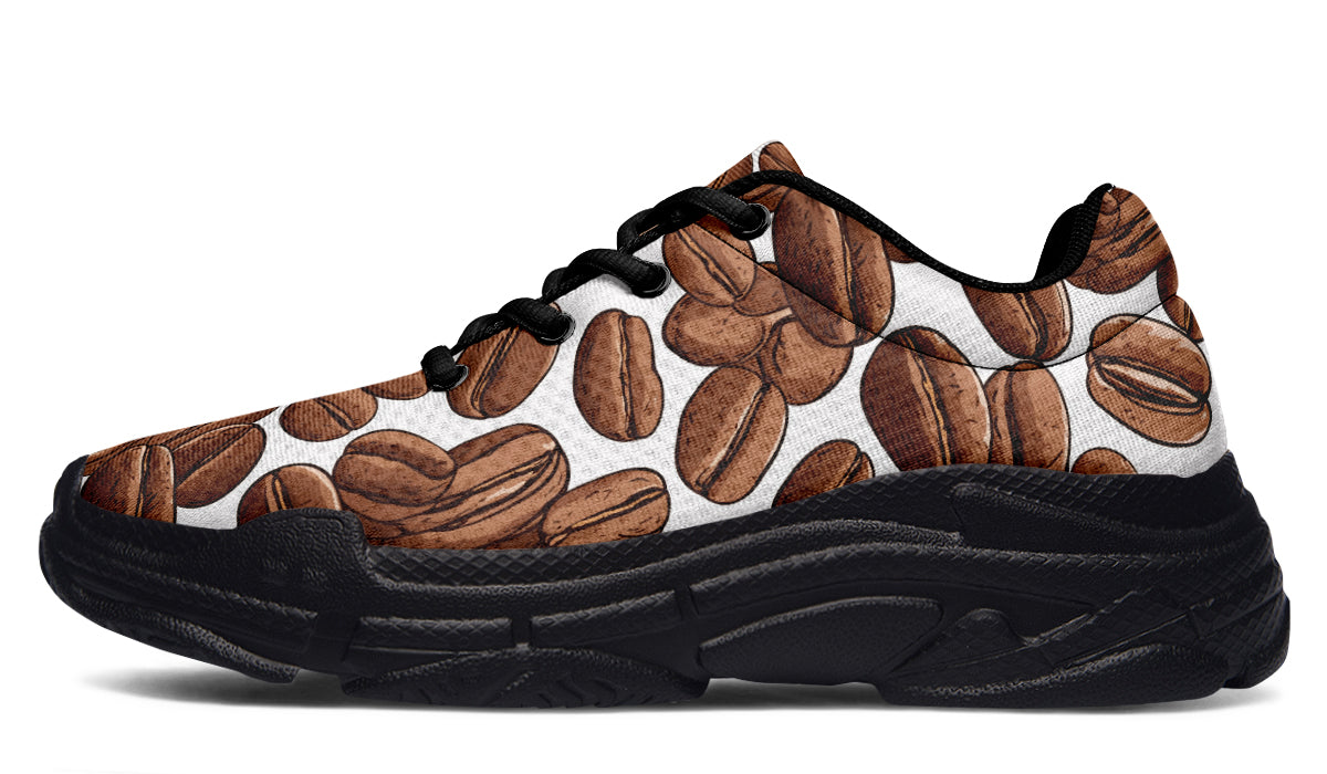 Coffee Beans Chunky Sneakers