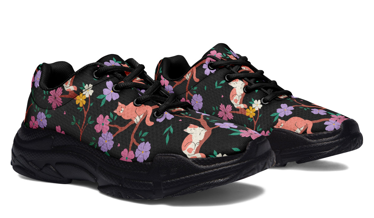 Comfy Cats Chunky Sneakers